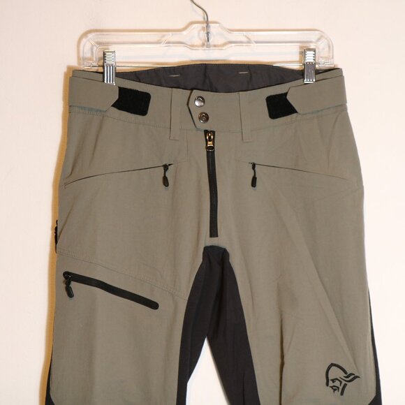 Norrona Falketind Flex1 Heavy Duty Pant Mens Small Castor Grey Hiking Climbing - Picture 3 of 10